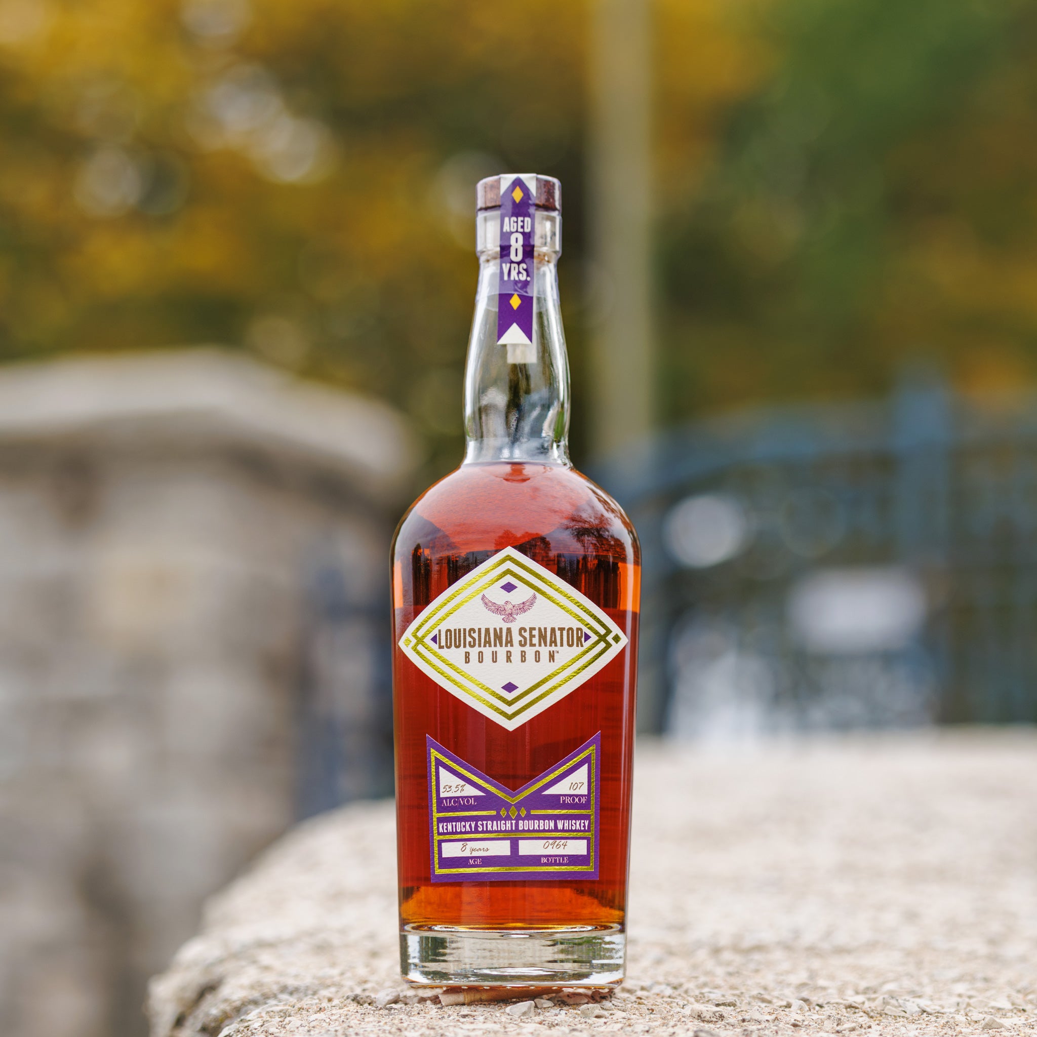 Louisiana Senator Bourbon - Huey P. Long 8-Year 107 Proof Bourbon